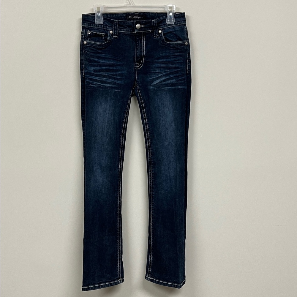 Recruit Jeans Dark Blue Size 3/4